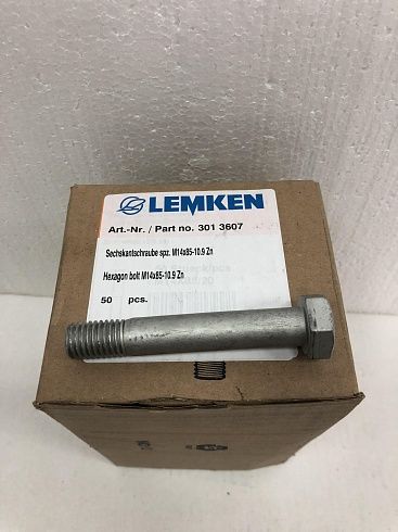 3013607 Lemken Болт с 6-гранной головкой  M14x85-10.9 Zn