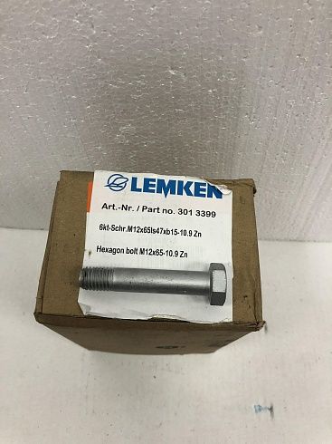3013399 Lemken Болт с 6-гранной головкой  M12x65ls47xb15-10.9
