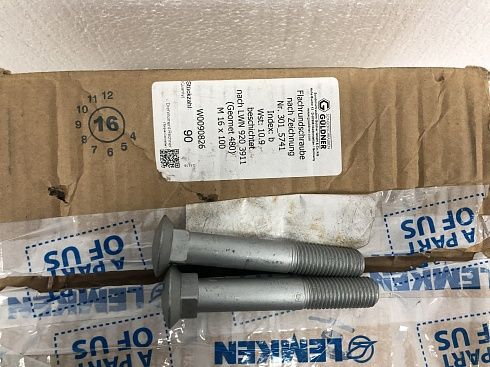 3015741 Lemken Болт с потайной головкой.M16x105-10.9
