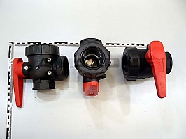 Кран шаровой 3 ходовой 2ZOLL V2A KUGEL